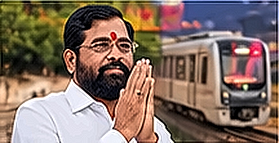 एकनाथ शिंदे आणि मुंबई मेट्रो